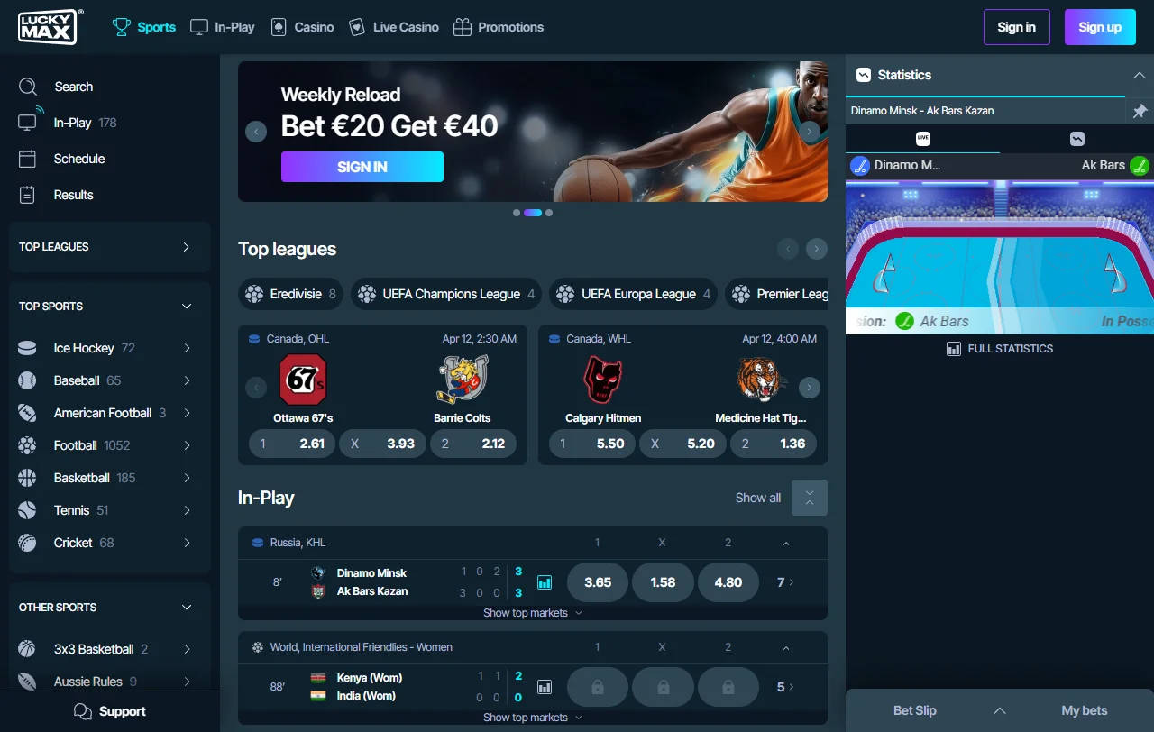 Lucky Max Casino overview for Canada players and review context