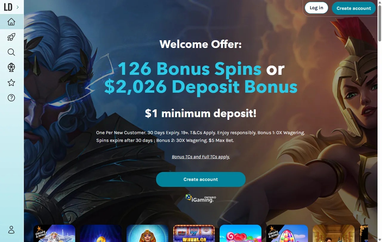 LuckyDays Casino review overview for Canada players and platform context