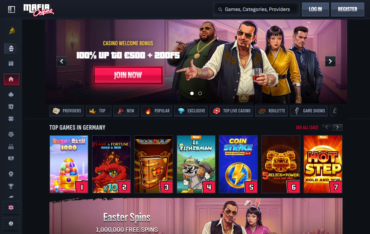 Mafia Casino review with offshore licensing and Canada player context