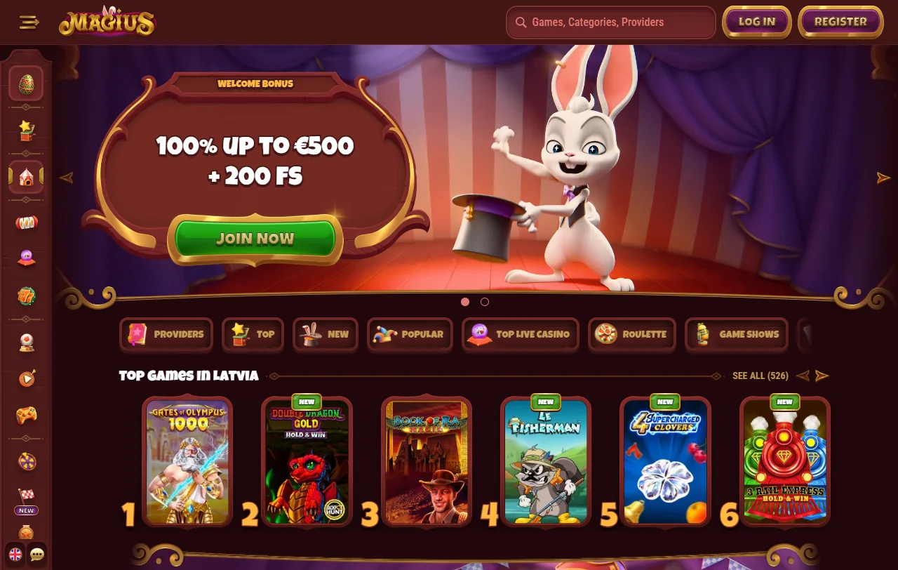 Magius Casino overview for Canada players and editorial review context