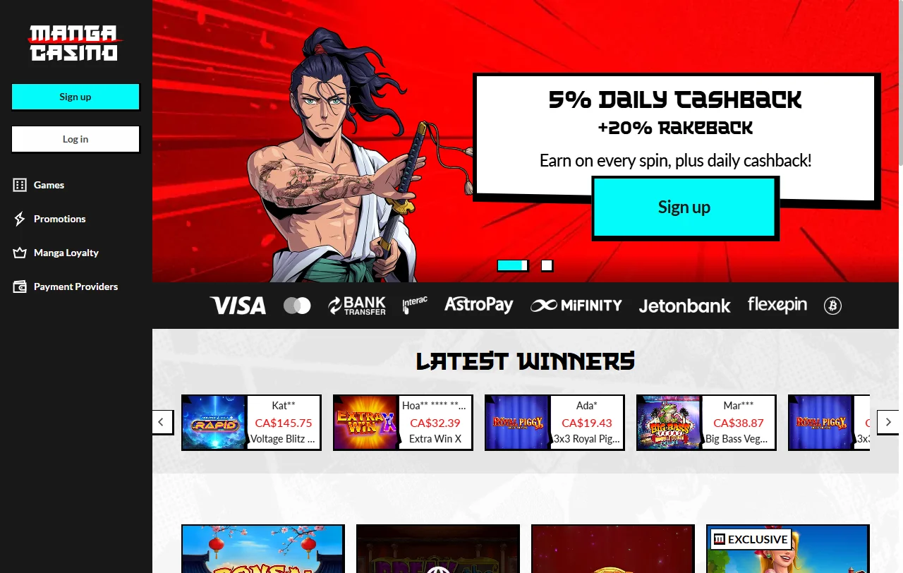 Manga Casino review for Canada players covering key platform details