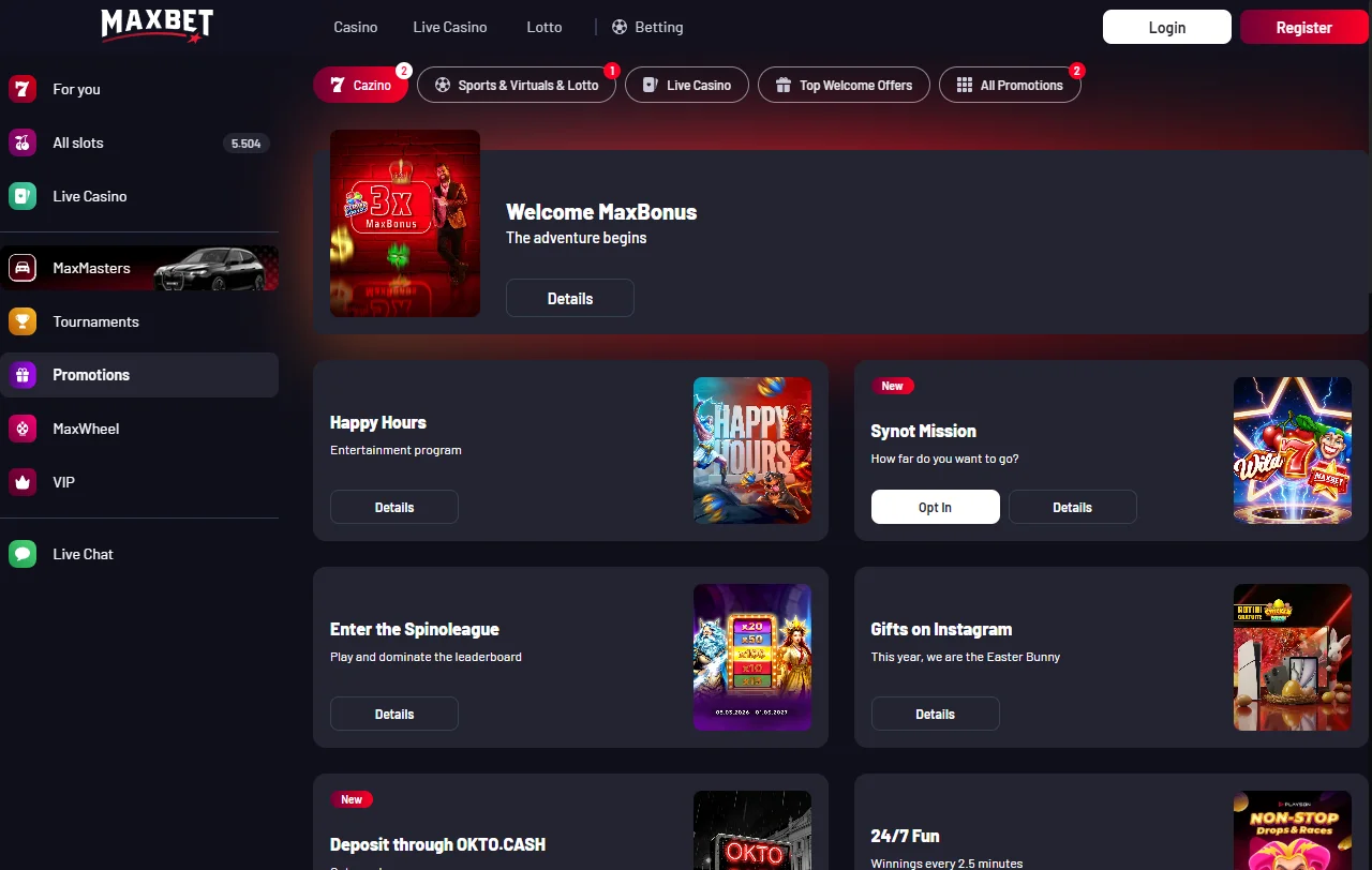 Maxbet Casino game library and provider mix for Canadian readers