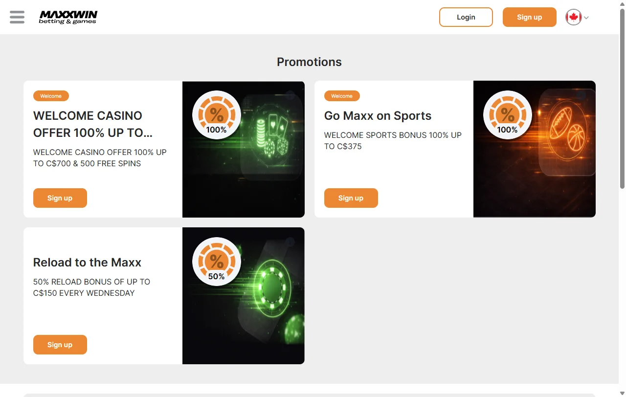 MaxxWin Casino overview covering bonuses, terms, and promotion structure
