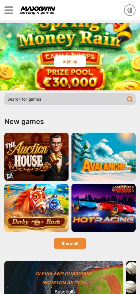 MaxxWin Casino mobile access for players using phones and tablets