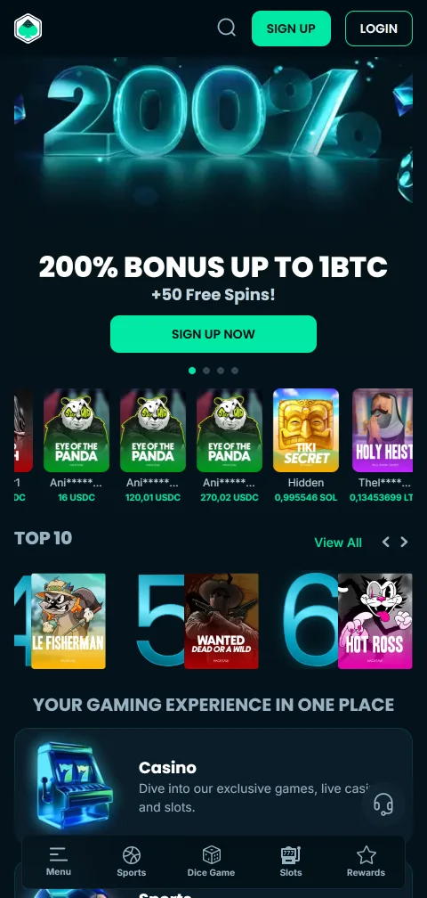 MegaDice Casino mobile access and responsive gameplay details