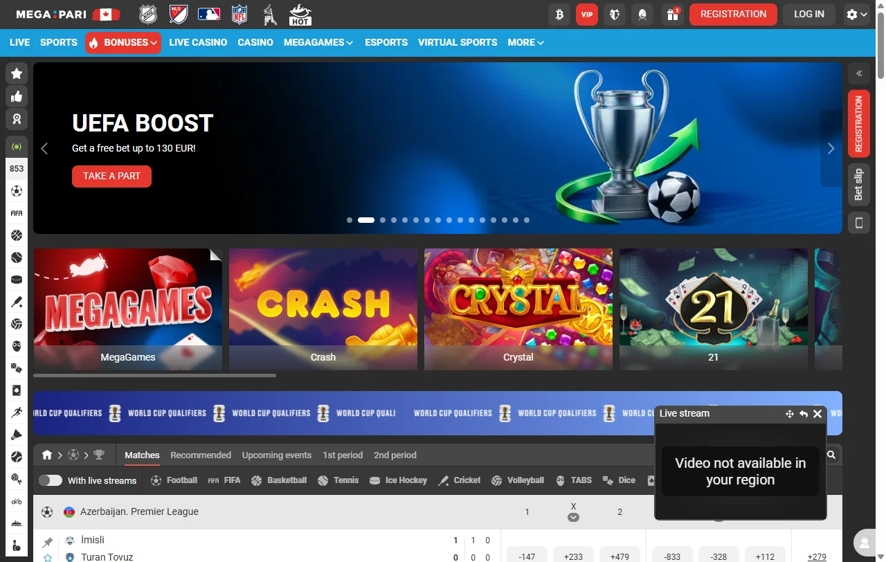 Megapari Casino full review for Canada players