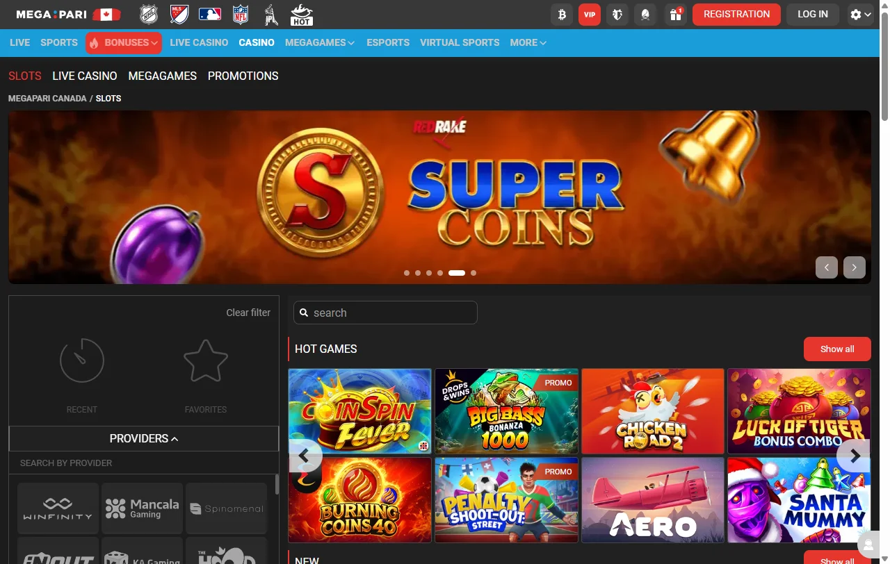 Megapari Casino bonus terms and welcome offer details