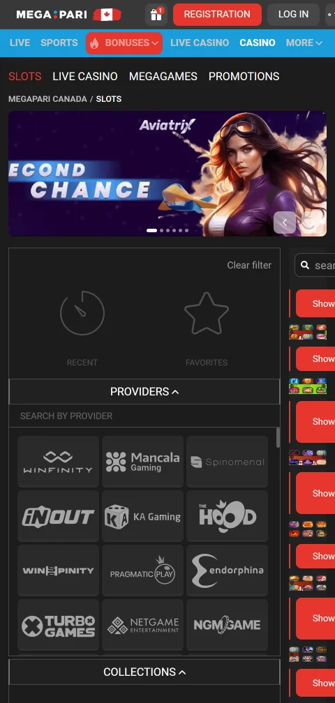 Megapari Casino licensing, security and player protection