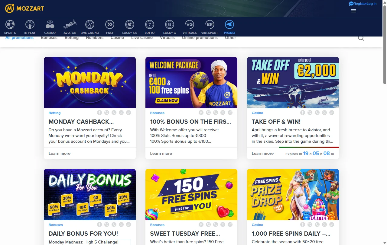 Mozzart Casino bonus analysis and promotion structure for readers