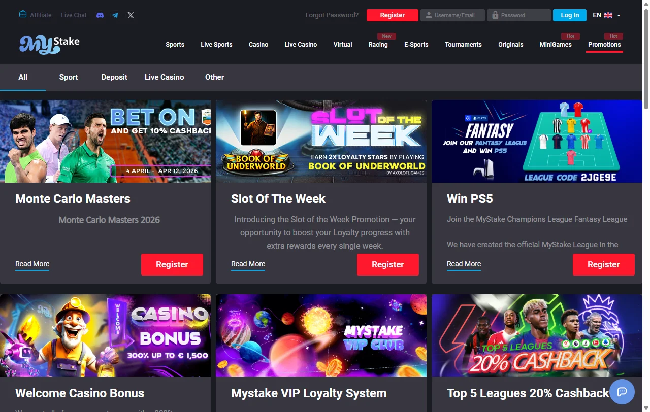 MyStake Casino bonuses and welcome offer analysis