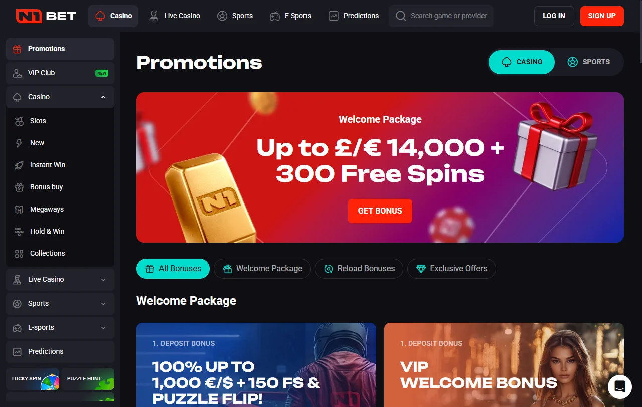 N1Bet Casino bonus terms and promotion structure for readers