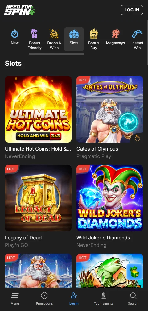 Need for Spin Casino deposits, withdrawals, and payment methods explained