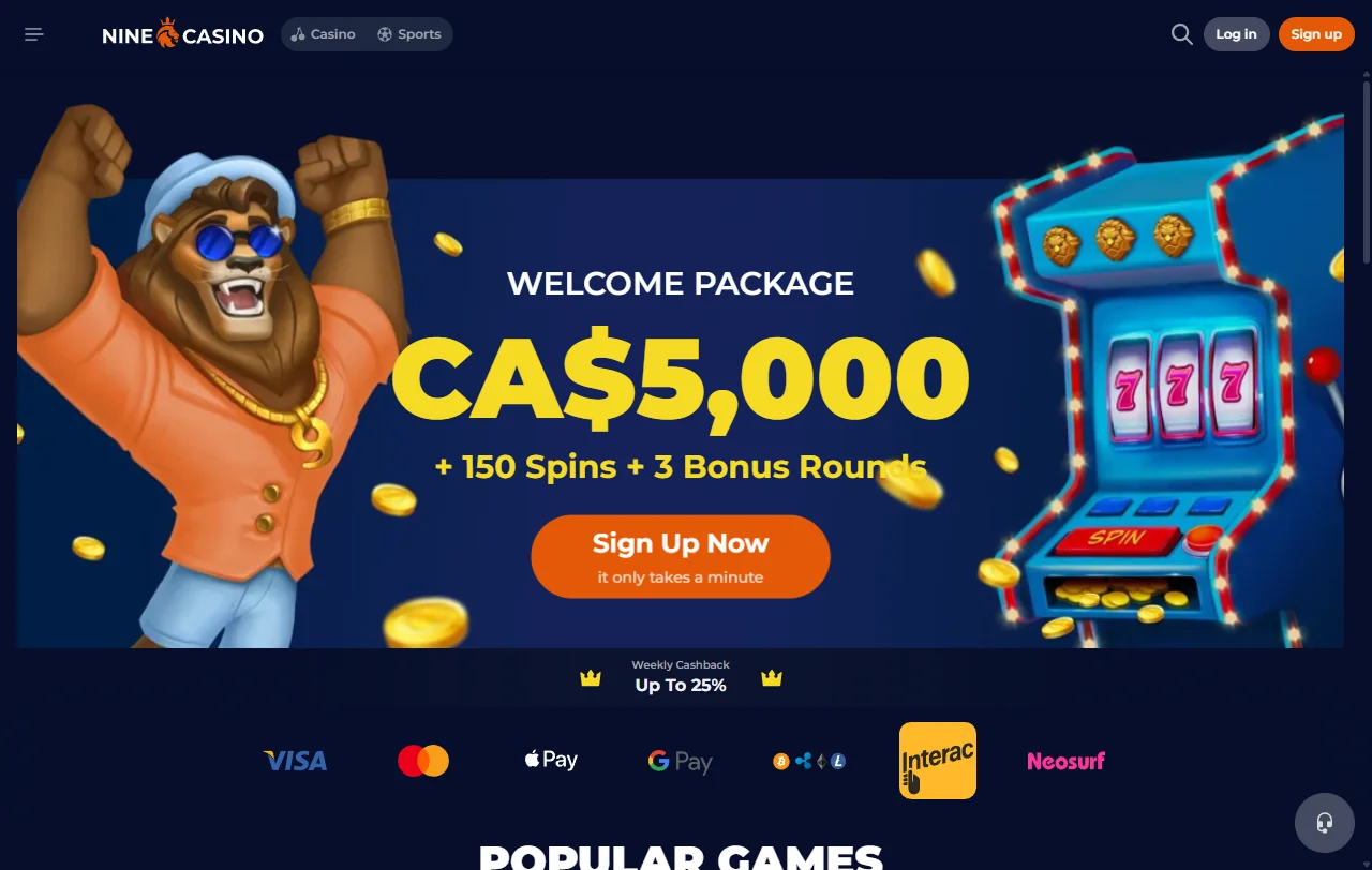 Nine Casino review highlighting overall platform assessment for Canada players
