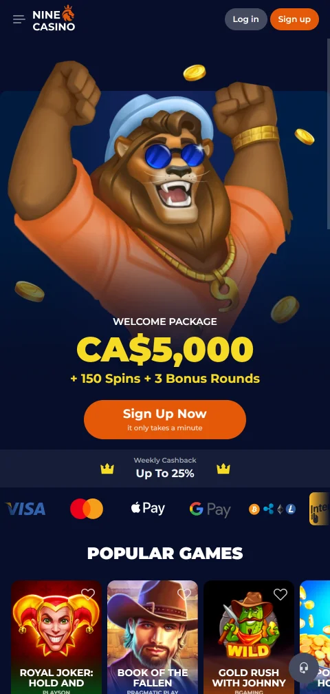 Nine Casino mobile access and browser play for Canada players