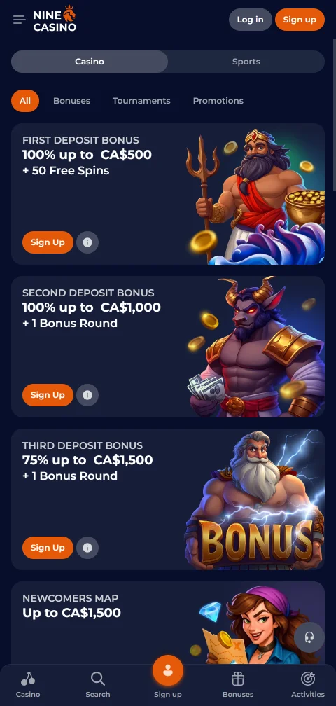 Nine Casino licensing, security, and player protection overview