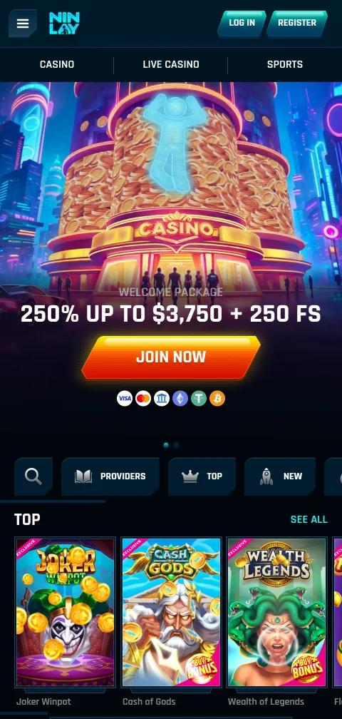Ninlay Casino mobile access and browser-based play