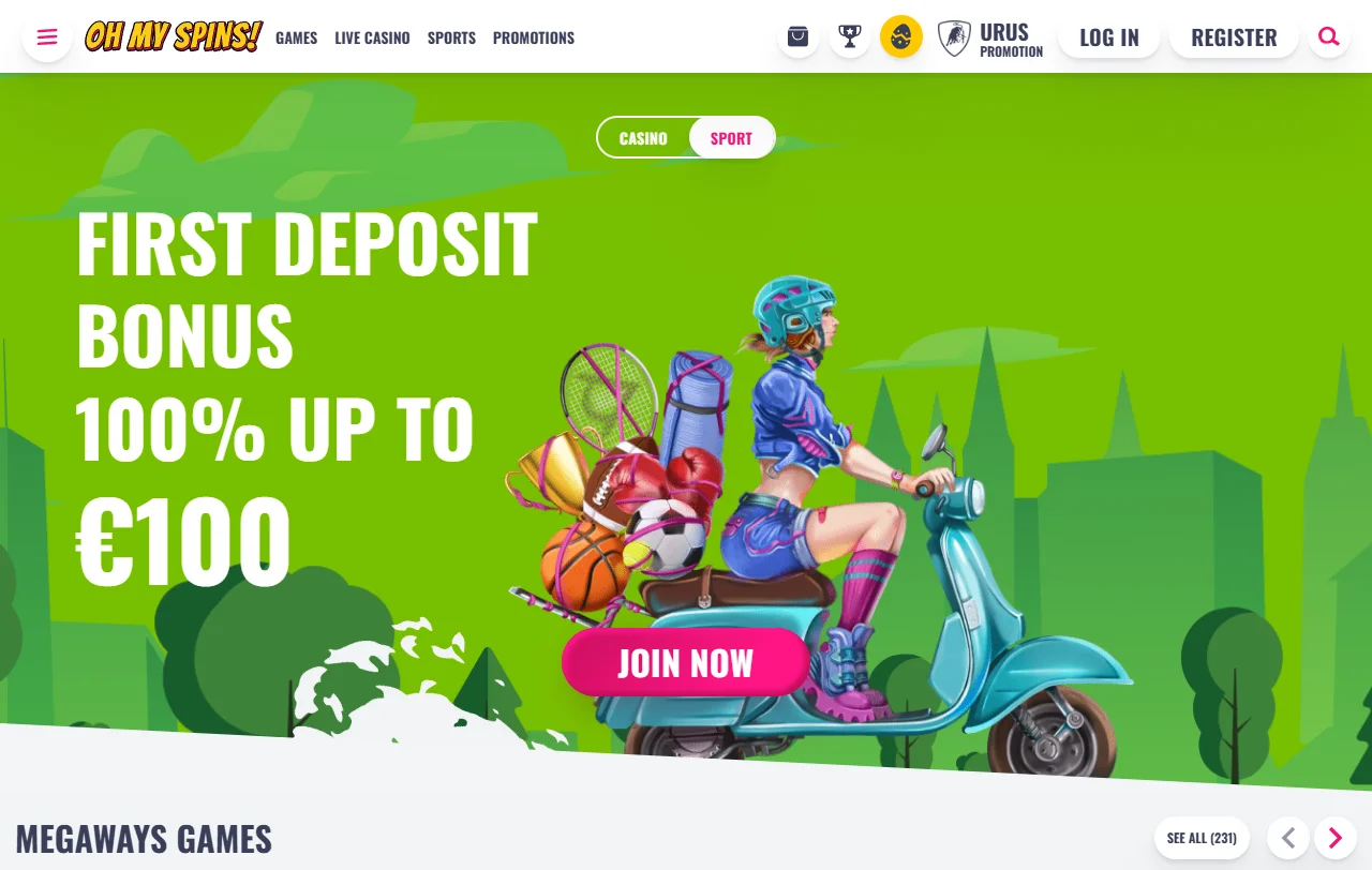 Oh My Spins Casino review with broad market overview for Canada players