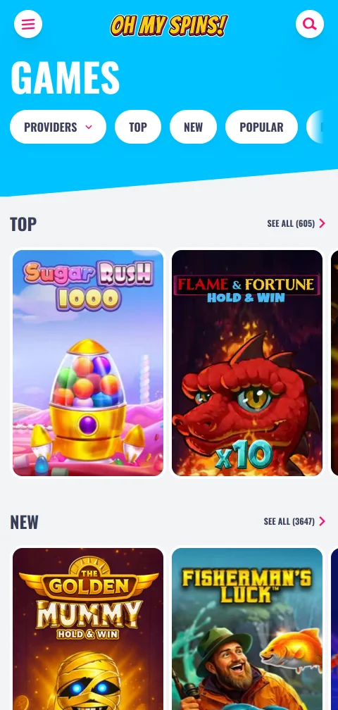 Oh My Spins Casino deposits and withdrawals review for Canadian players