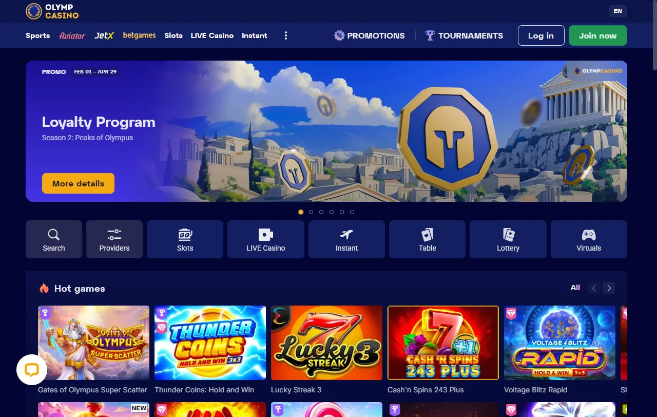 Olymp Casino overview for Canada players comparing review details