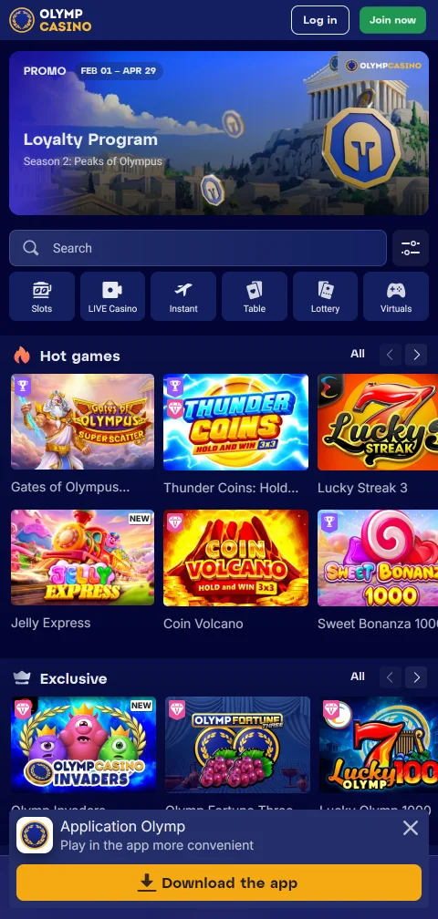 Olymp Casino mobile access and responsive play for Canadians