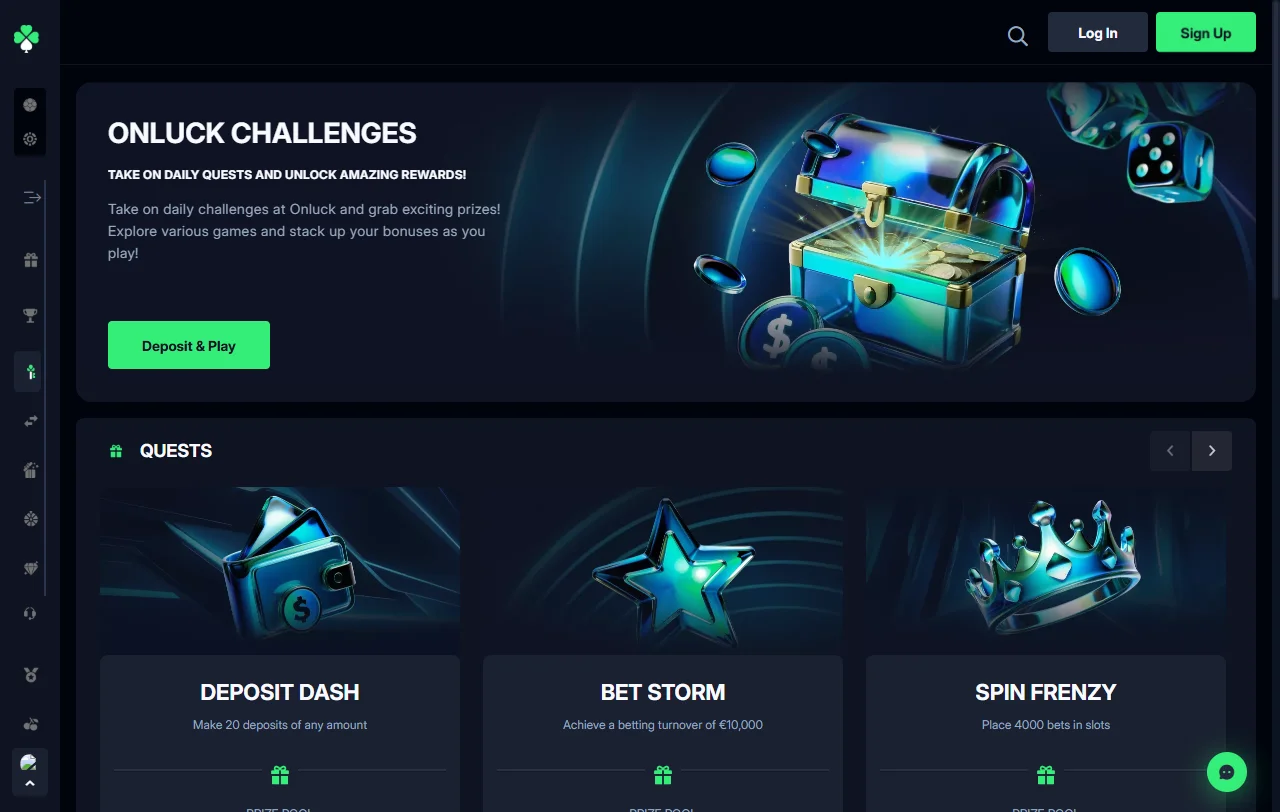 Onluck Casino bonuses and promotions overview for Canadian players