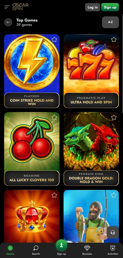 Oscarspin Casino deposits, withdrawals and payment options for Canada