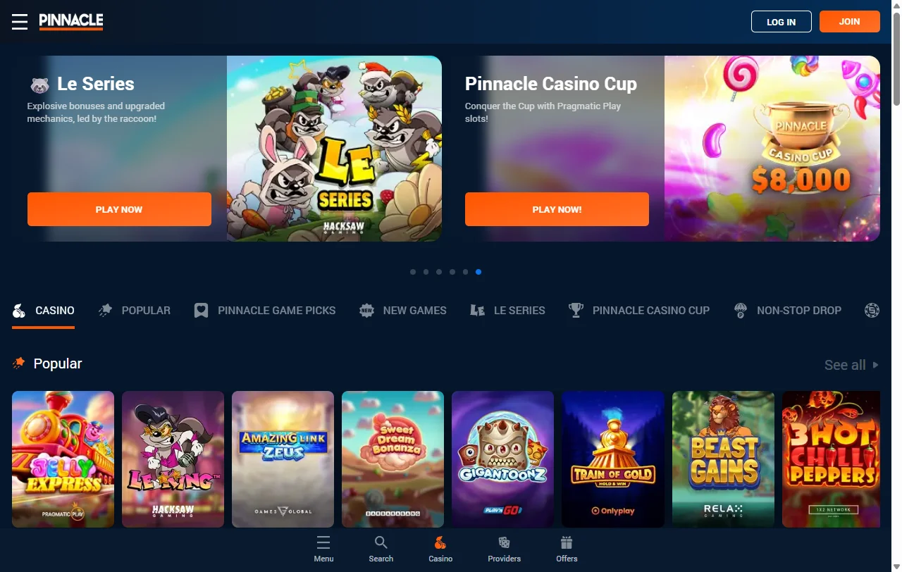Pinnacle Casino analysis for Canada players and overall platform trust