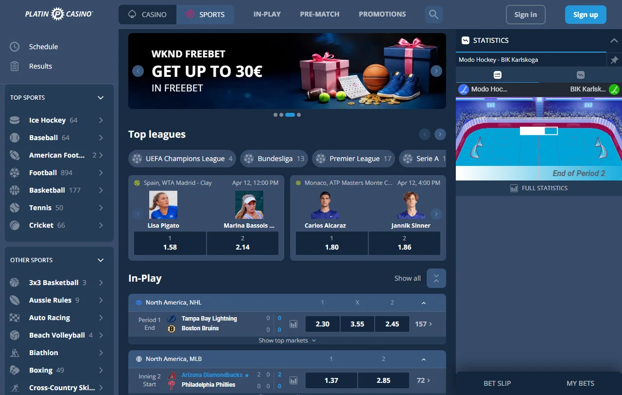 Platin Casino review for Canada players and overall platform assessment