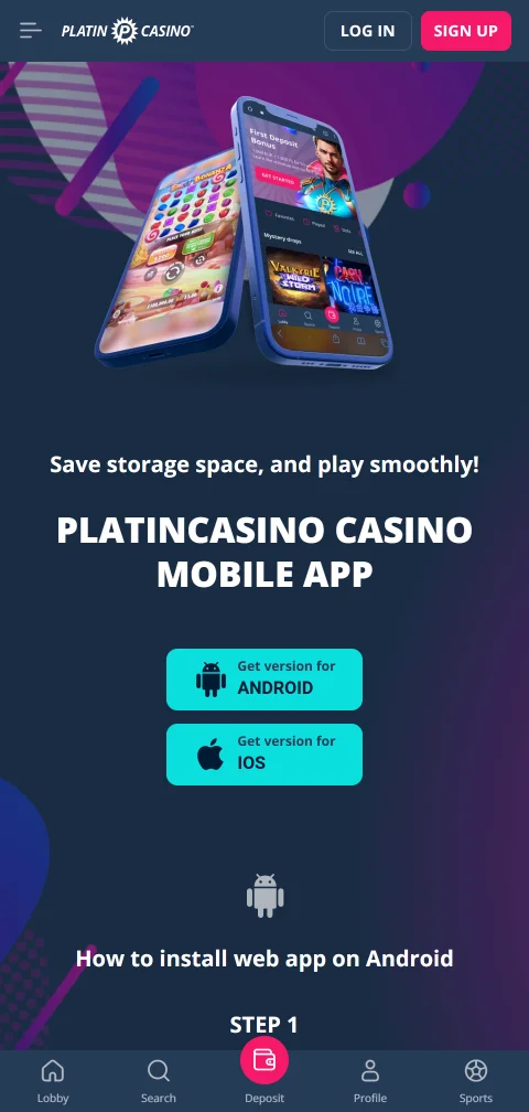 Platin Casino deposits, withdrawals and payment methods overview