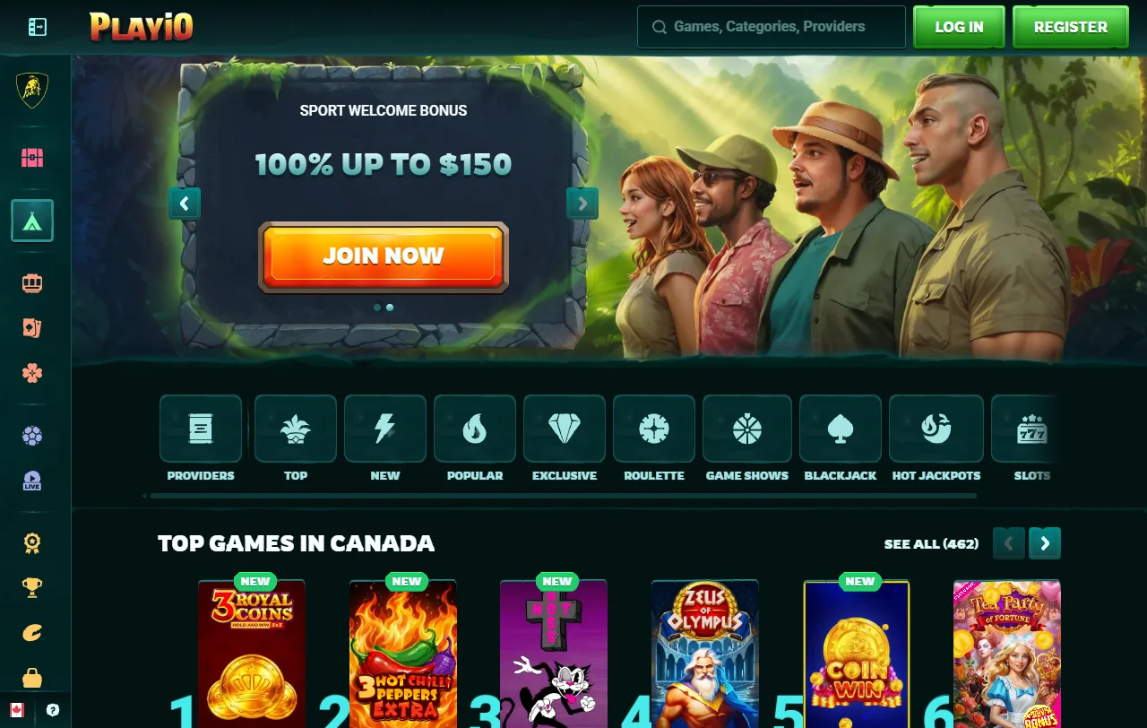 Playio Casino overview for Canada players and comparison context