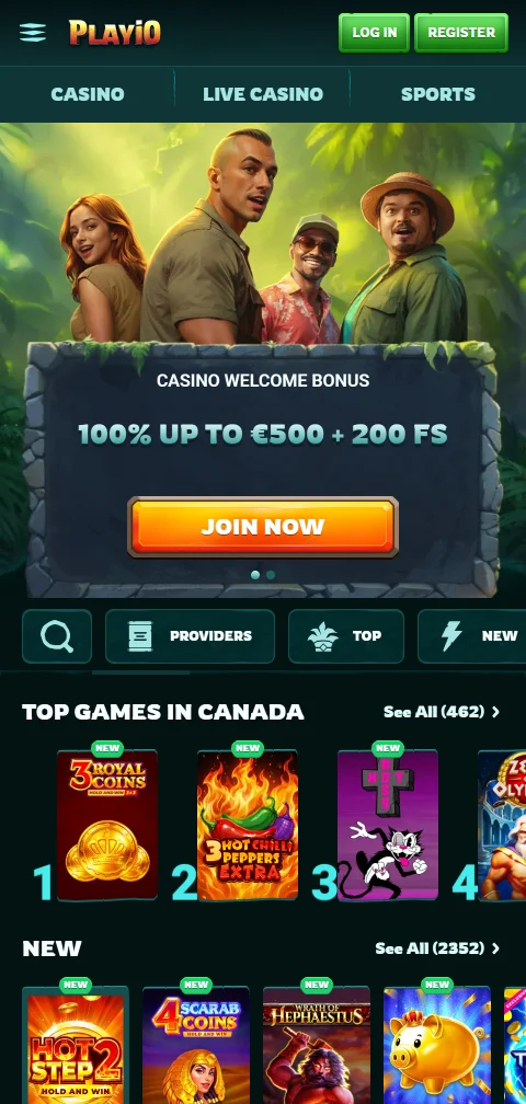 Playio Casino mobile access and browser-based gameplay on phones