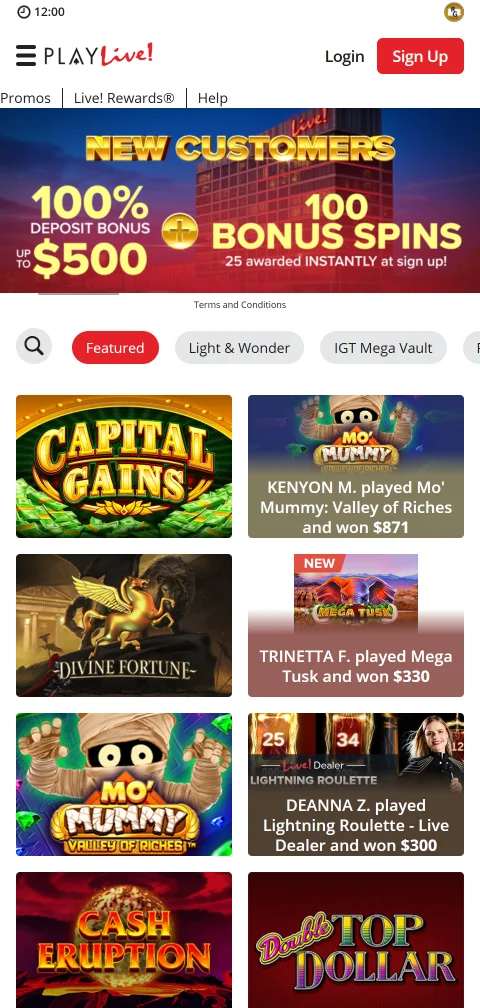 PlayLive Casino security, licence and player protection summary