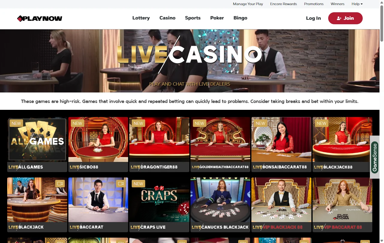 PlayNow Casino bonus analysis for Canadian players and account terms