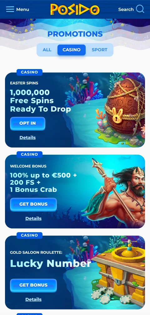 Posido Casino security, licence and player protection overview