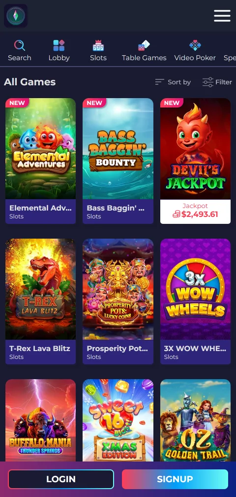 Prism Casino banking options, including deposits and withdrawals