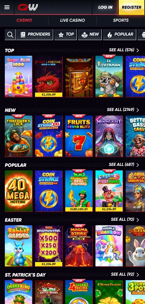 QuickWin Casino deposits, withdrawals, and payment methods explained
