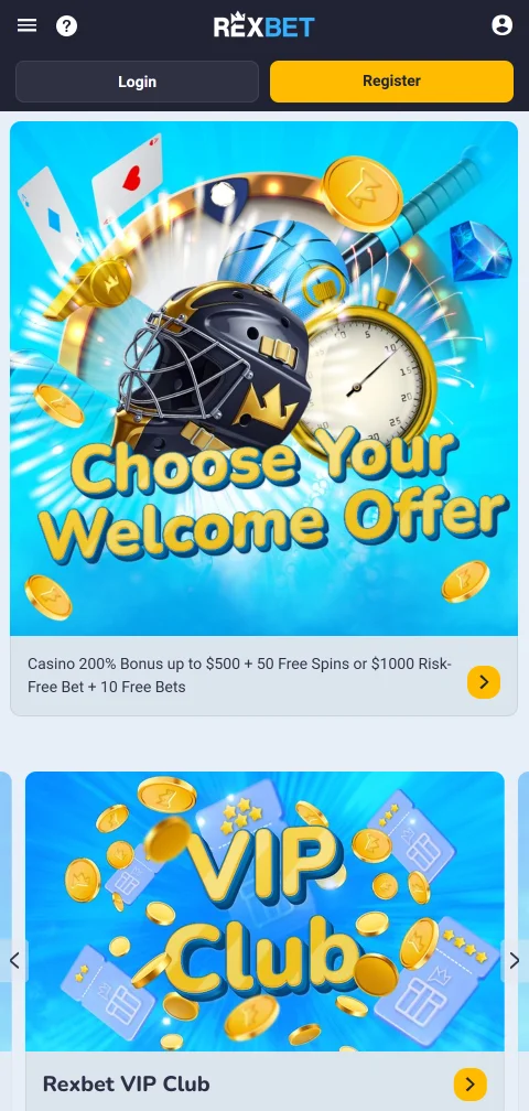 Rexbet Casino mobile play and smartphone access