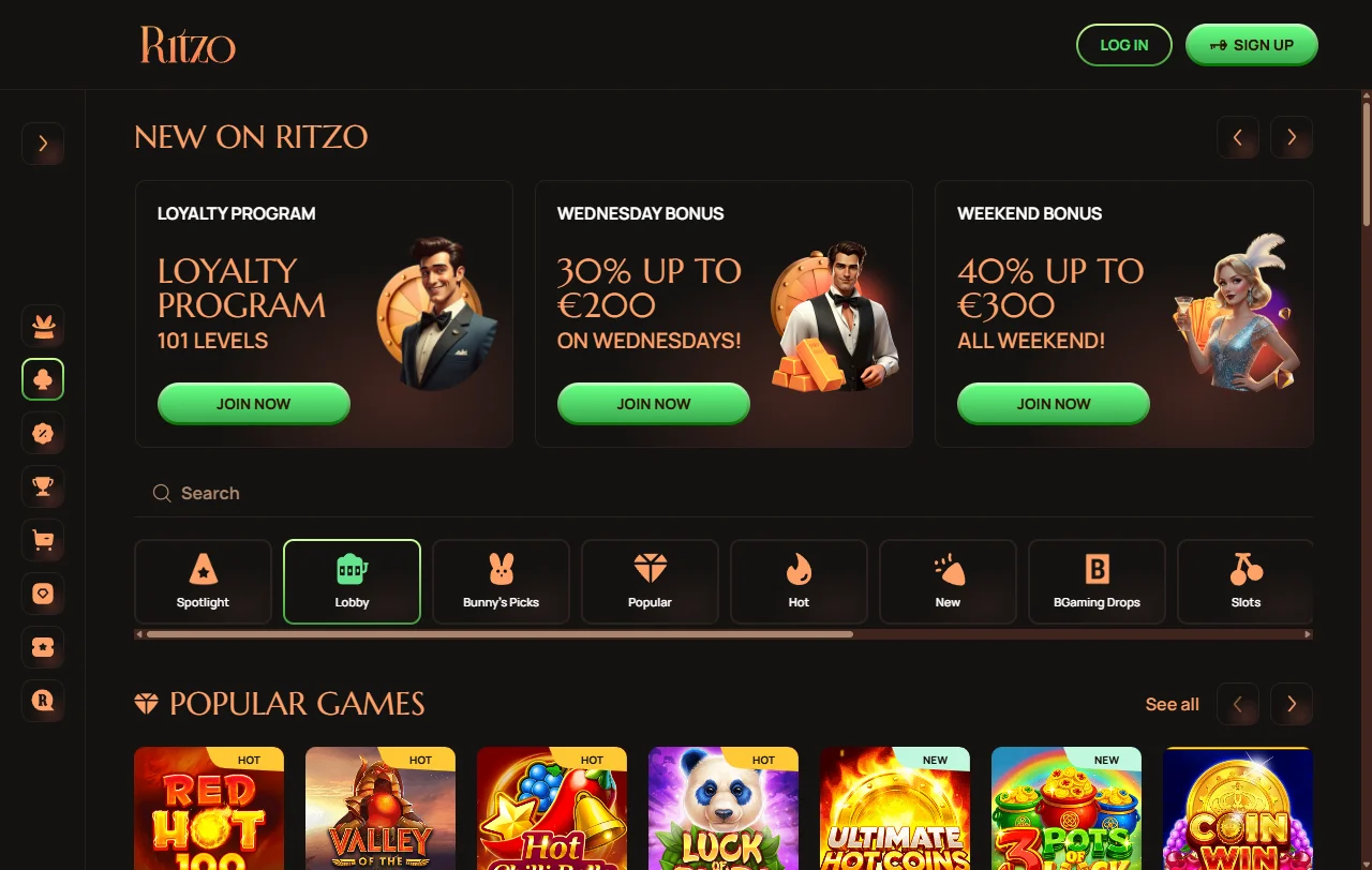 Ritzo Casino complete review context for Canada players