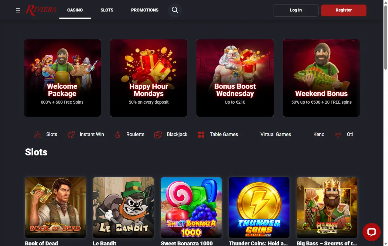 Riviera Casino overview for Canada players and key review details