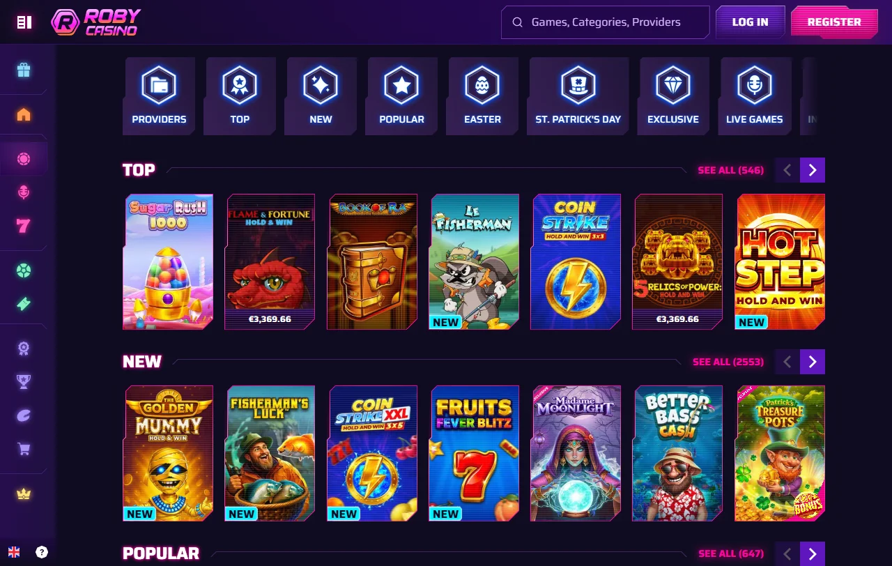 Roby Casino bonuses and promotions snapshot for Canadian readers