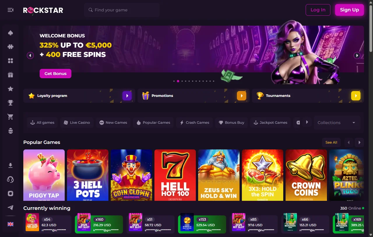 Rockstar Casino overview for Canada players seeking clear review context