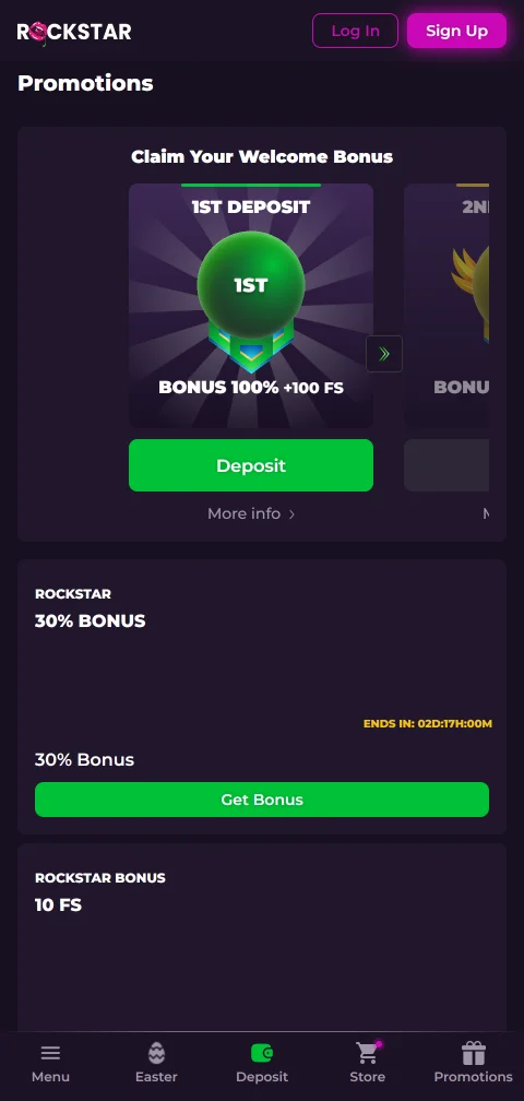 Rockstar Casino deposits and withdrawals with Canada-friendly banking options