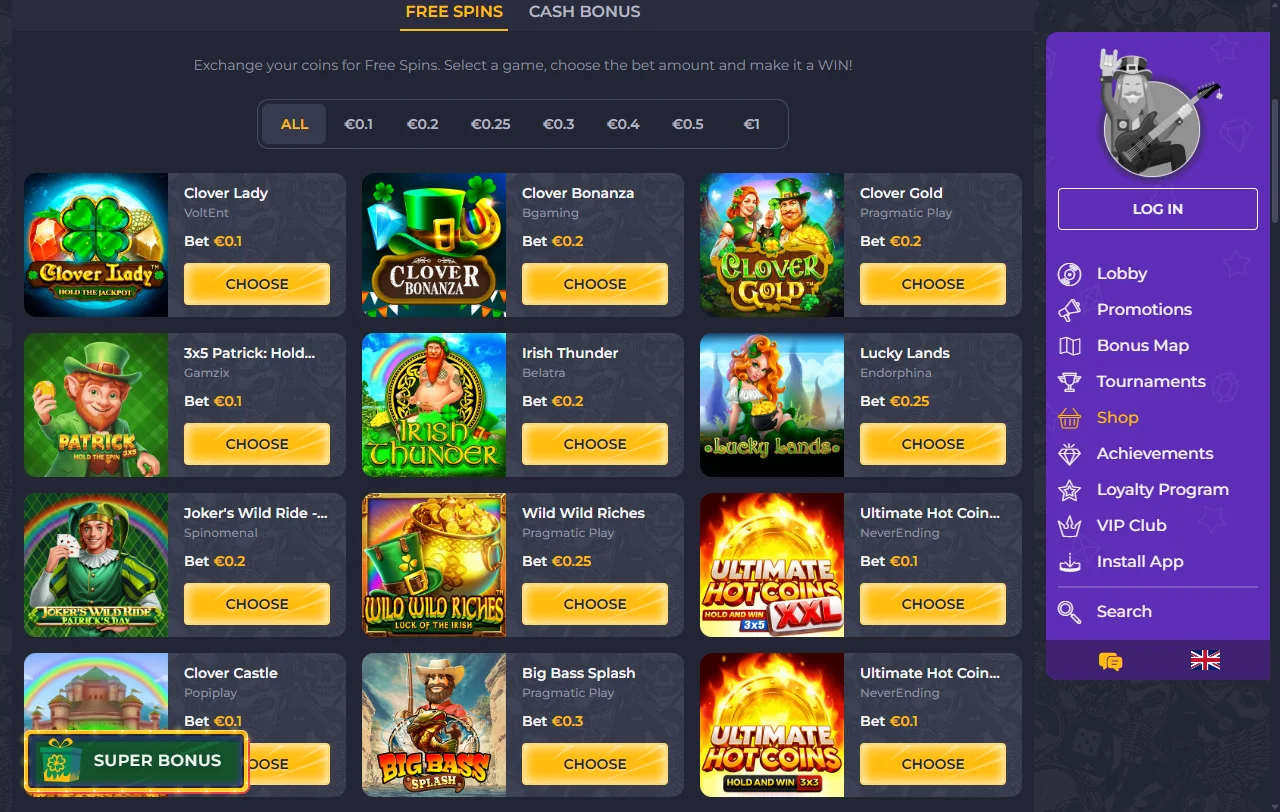 Rolling Slots Casino welcome bonus and promotions overview