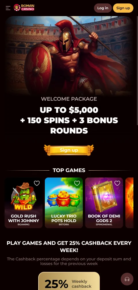 Roman Casino mobile compatibility and smartphone play for Canada