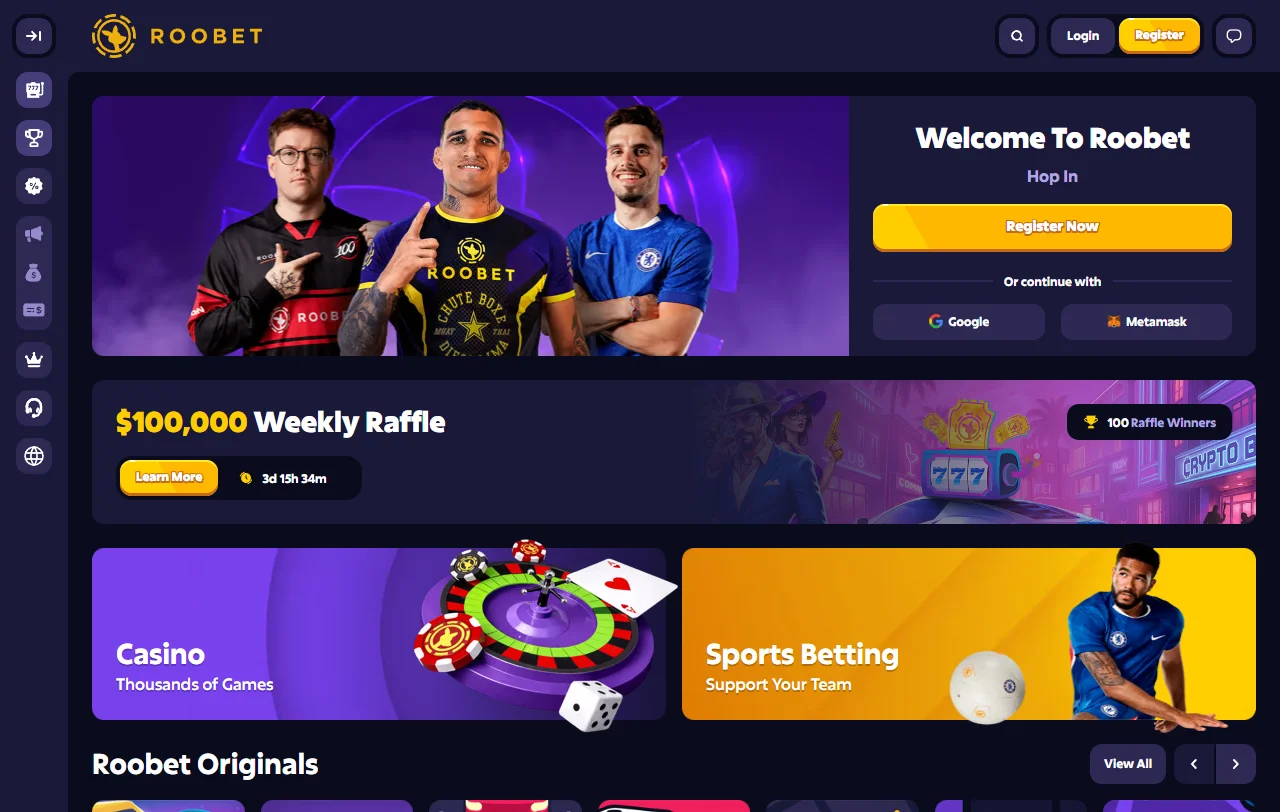 Roobet Casino review for Canada players with licensing and banking context