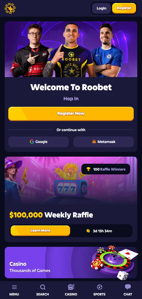 Roobet Casino mobile access and browser gameplay on Canadian devices