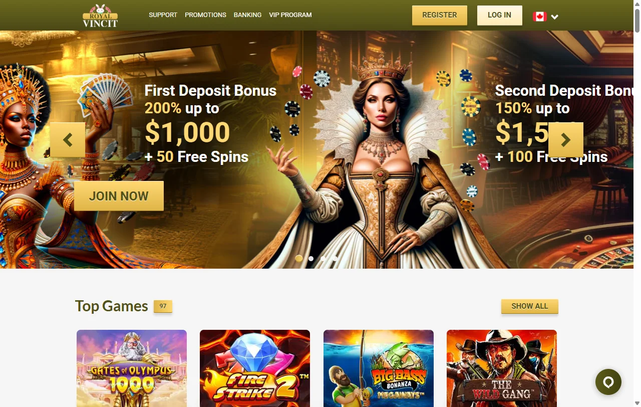 Royal Vincit Casino review overview for Canada players