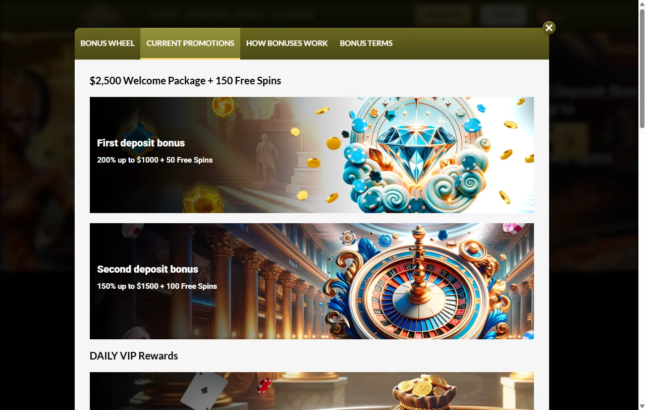 Royal Vincit Casino games and slots selection for Canada
