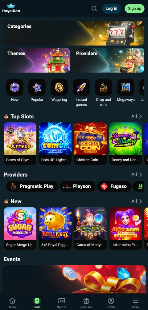 RoyalSea Casino deposits, withdrawals and banking methods for Canada