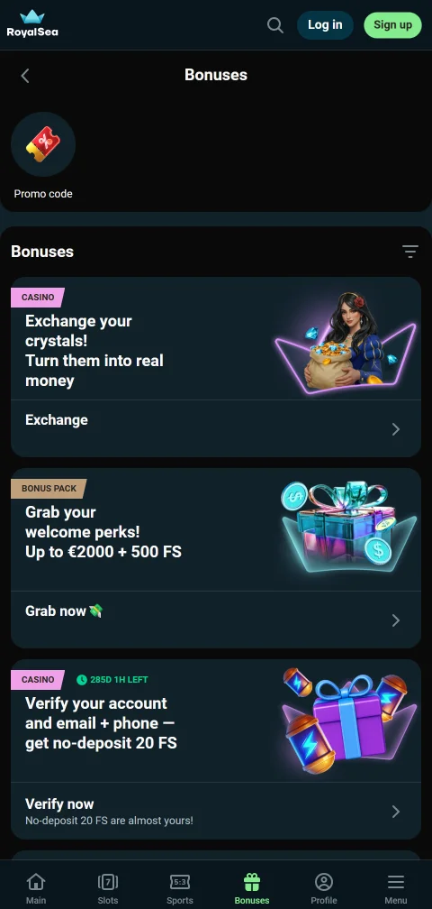 RoyalSea Casino security, licence and player protection overview